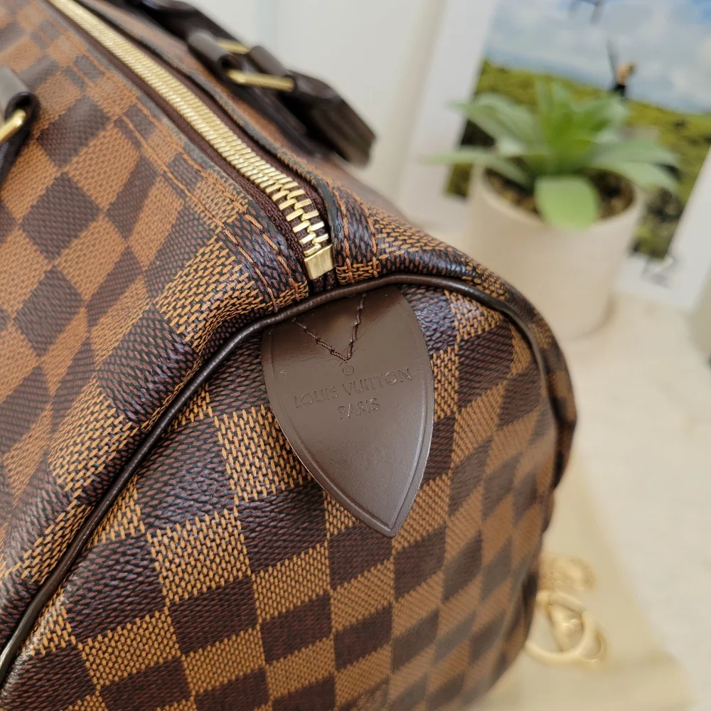 Louis Vuitton Speedy 35 Damier Ebene Handbag